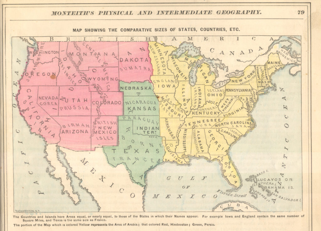 James Monteith’s First Attempt at Comparative Area